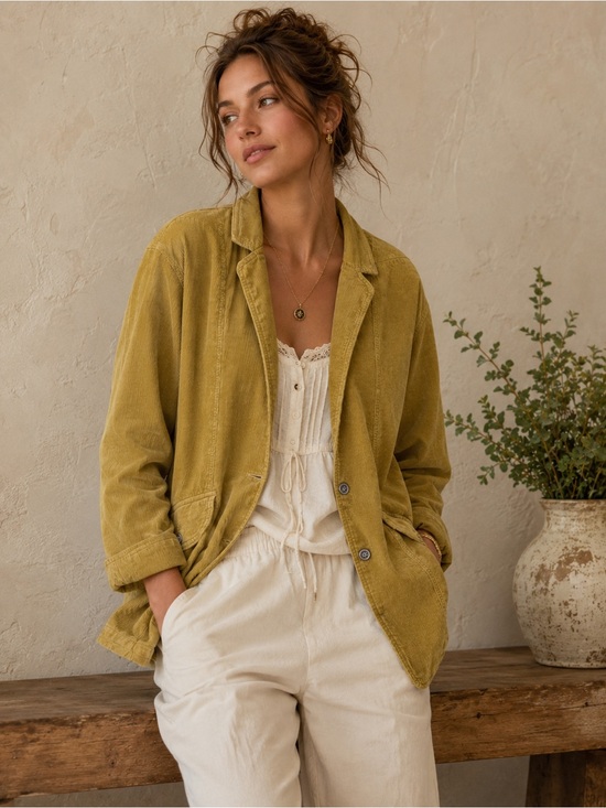 Anthropologie Jackets & Blazers - Anthropologie Pilcro Oversized Corduroy Jacket | SMALL